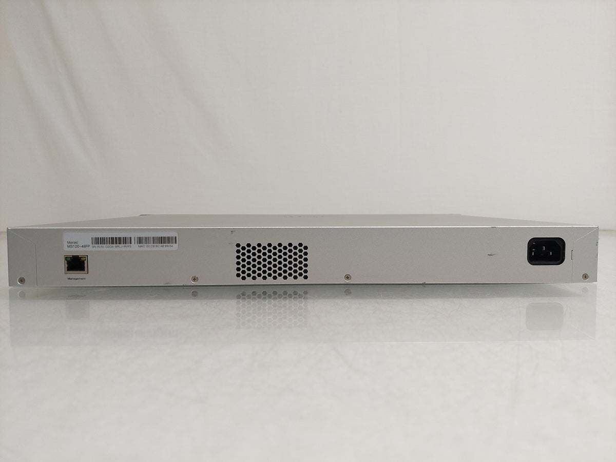 Cisco Meraki MS120-48FP-HW 48-Port Gigabit PoE+ 740W Managed Switch