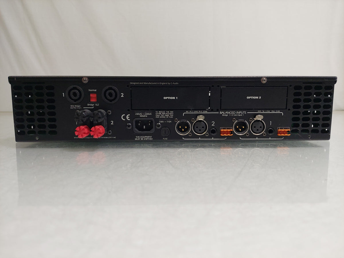 C-Audio Pulse 2x1100 2x1100W 2-Channel Rackmount Power Amplifier