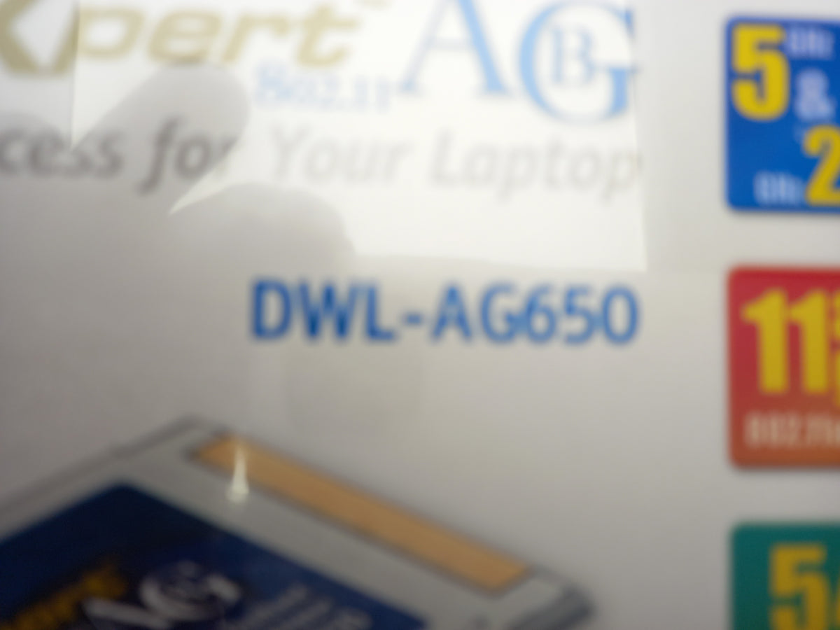 D-Link DWL-AG650 Tri-Mode Dualband PCMCIA Wireless Cardbus Adapter - New