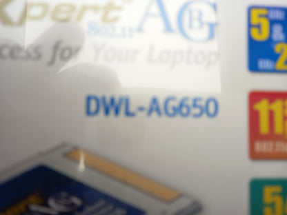D-Link DWL-AG650 Tri-Mode Dualband PCMCIA Wireless Cardbus Adapter - New