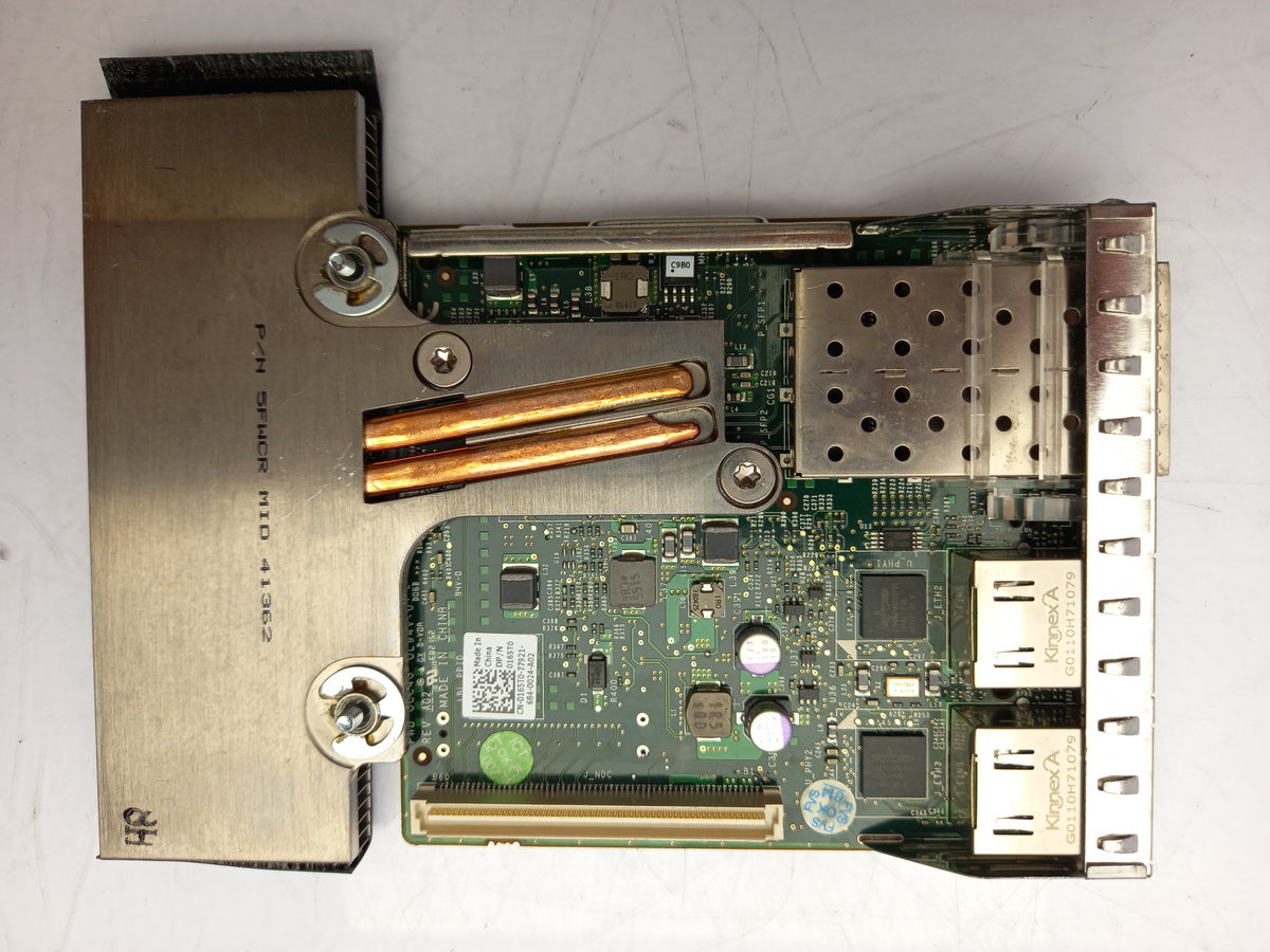 Dell Broadcom 57800S 2x 1GB RJ45 2x 10Gb SFP+ Quad Port Daughter Card 0165T0
