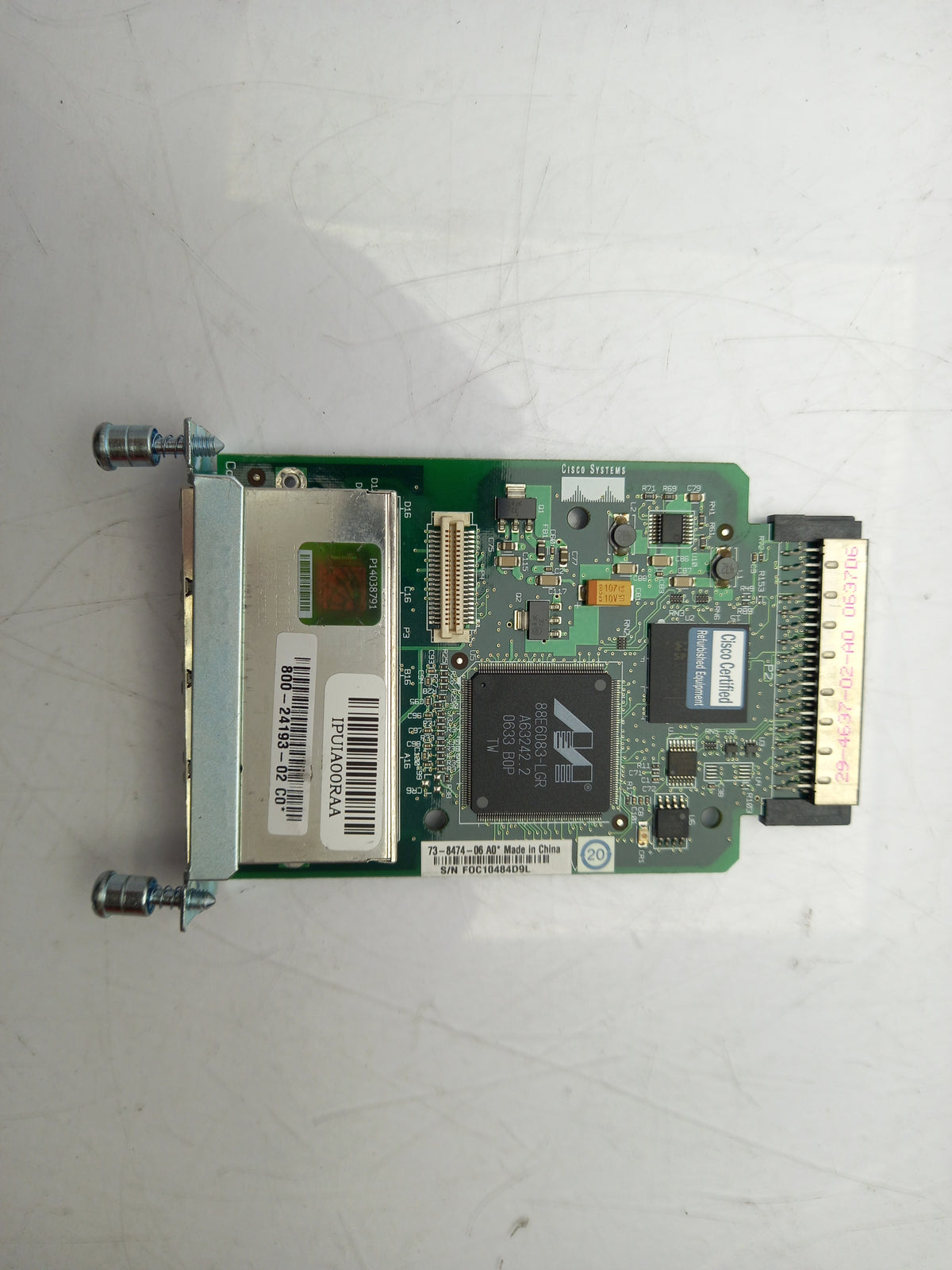 Cisco HWIC-4ESW 73-8474-06 4-Port High Speed WAN Interface Card 