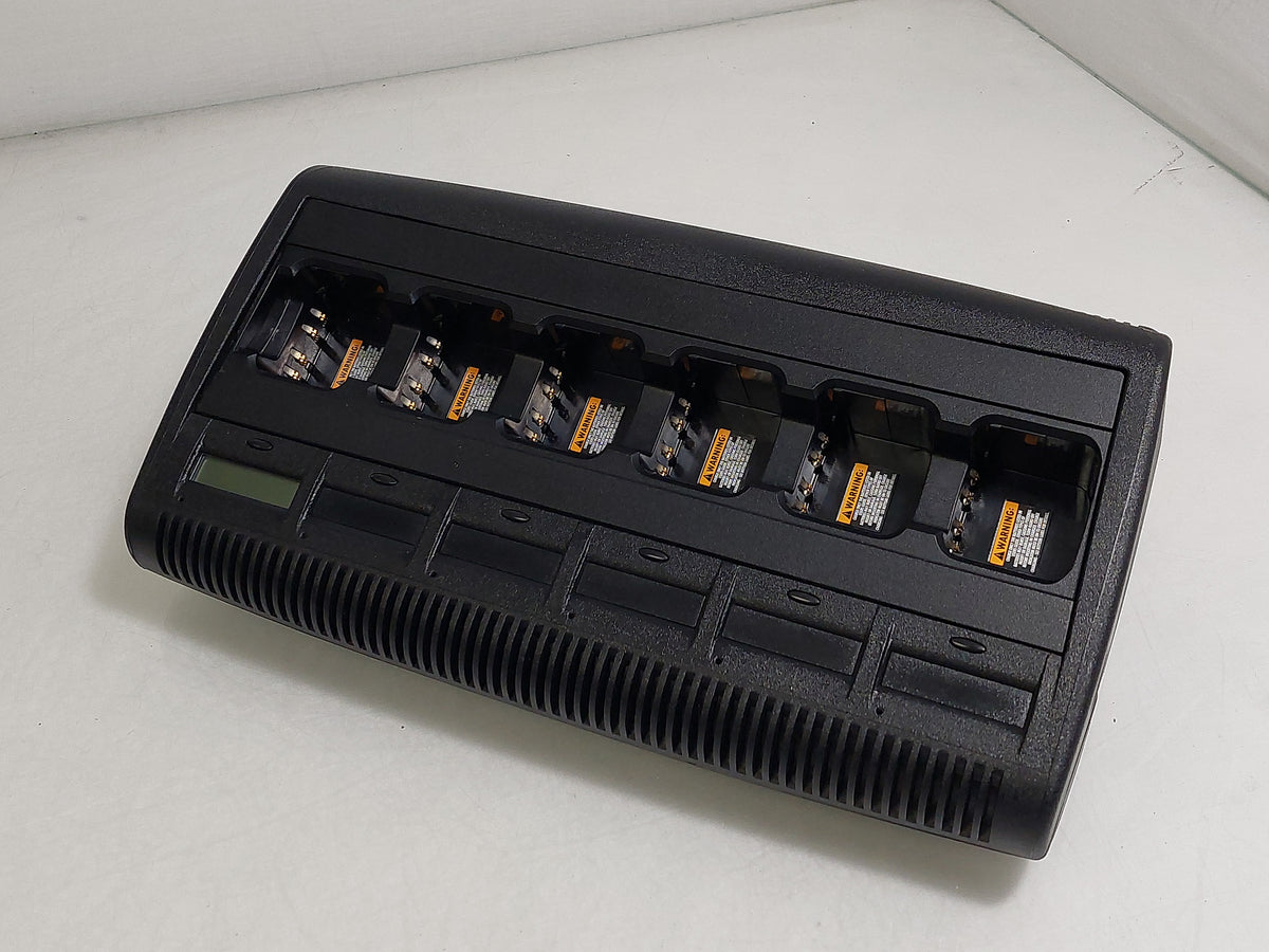 Motorola IMPRES WPLN4211B 6-Way Multi-Unit Radio Battery Charger 100-240V