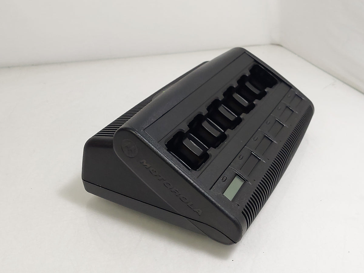Motorola IMPRES WPLN4211B 6-Way Multi-Unit Radio Battery Charger 100-240V