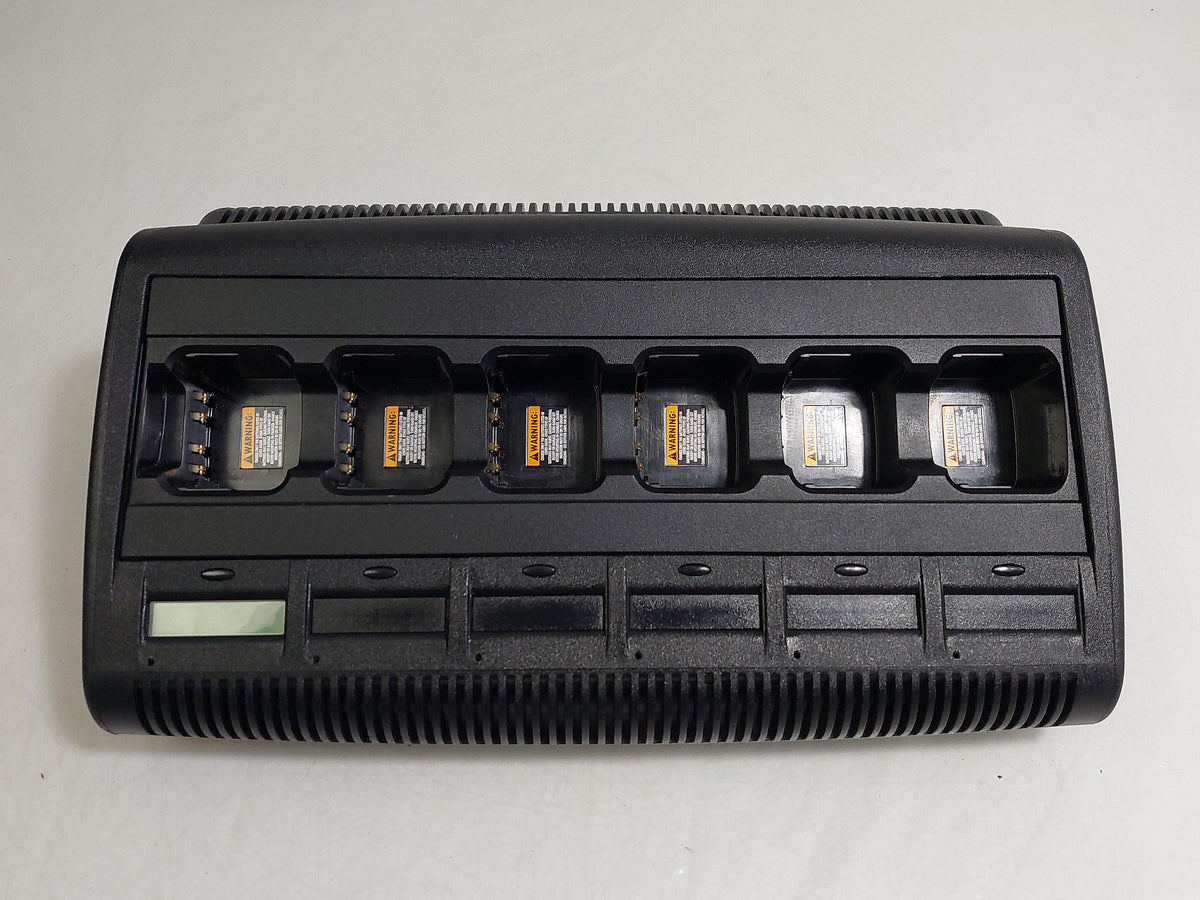 Motorola IMPRES WPLN4211B 6-Way Multi-Unit Radio Battery Charger 100-240V