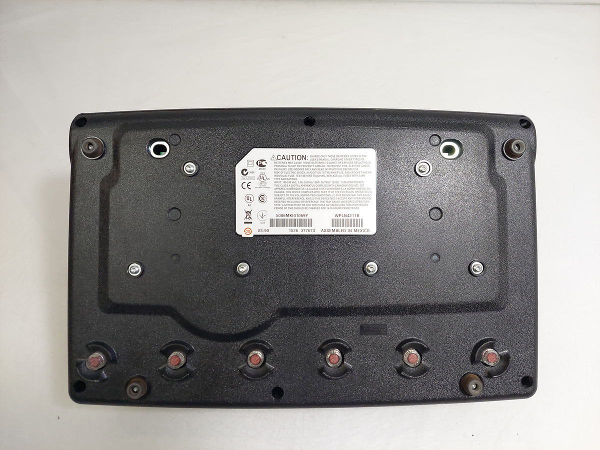 Motorola IMPRES WPLN4211B 6-Way Multi-Unit Radio Battery Charger 100-240V