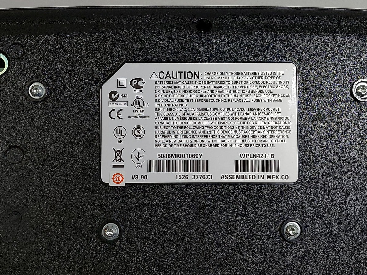 Motorola IMPRES WPLN4211B 6-Way Multi-Unit Radio Battery Charger 100-240V
