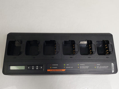 Motorola IMPRES 2 PMPN4283A 6-Way Multi-Unit Radio Battery Charger PSU