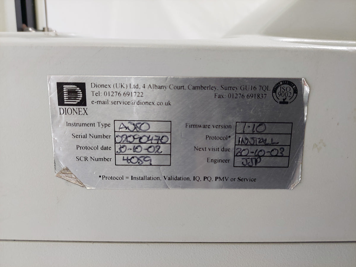 Dionex AutoSelect AS50 Chromatography Autosampler IC HPLC Sample Injector