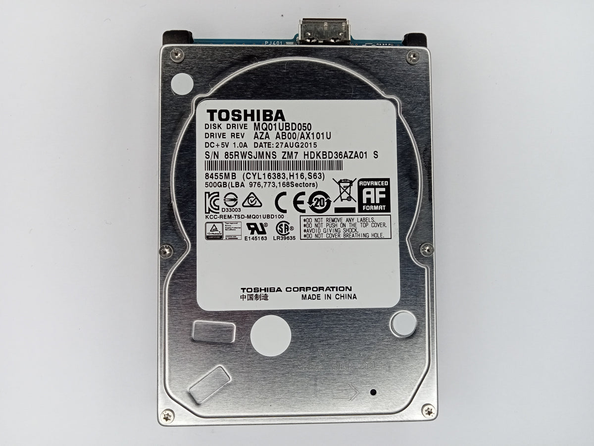 Toshiba MQ01UBD050 500GB 2.5" External USB 3.0 Hard Disk Drive HDD
