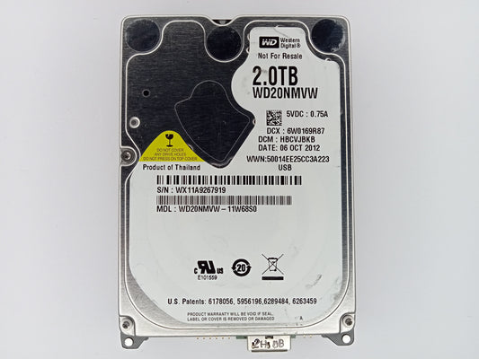 Western Digital WD20NMVW-11W68S0 2TB 2.5" External USB 3.0 Hard Disk Drive HDD
