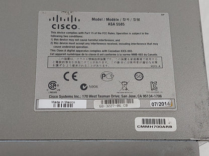 Cisco ASA 5585-X Adaptive Security Appliance Firewall - Missing HDD Caddy
