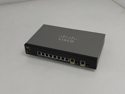Cisco SG350-10MP 10-Port Gigabit PoE+ Managed Switch 124W SFP