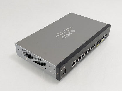 Cisco SG350-10MP 10-Port Gigabit PoE+ Managed Switch 124W SFP