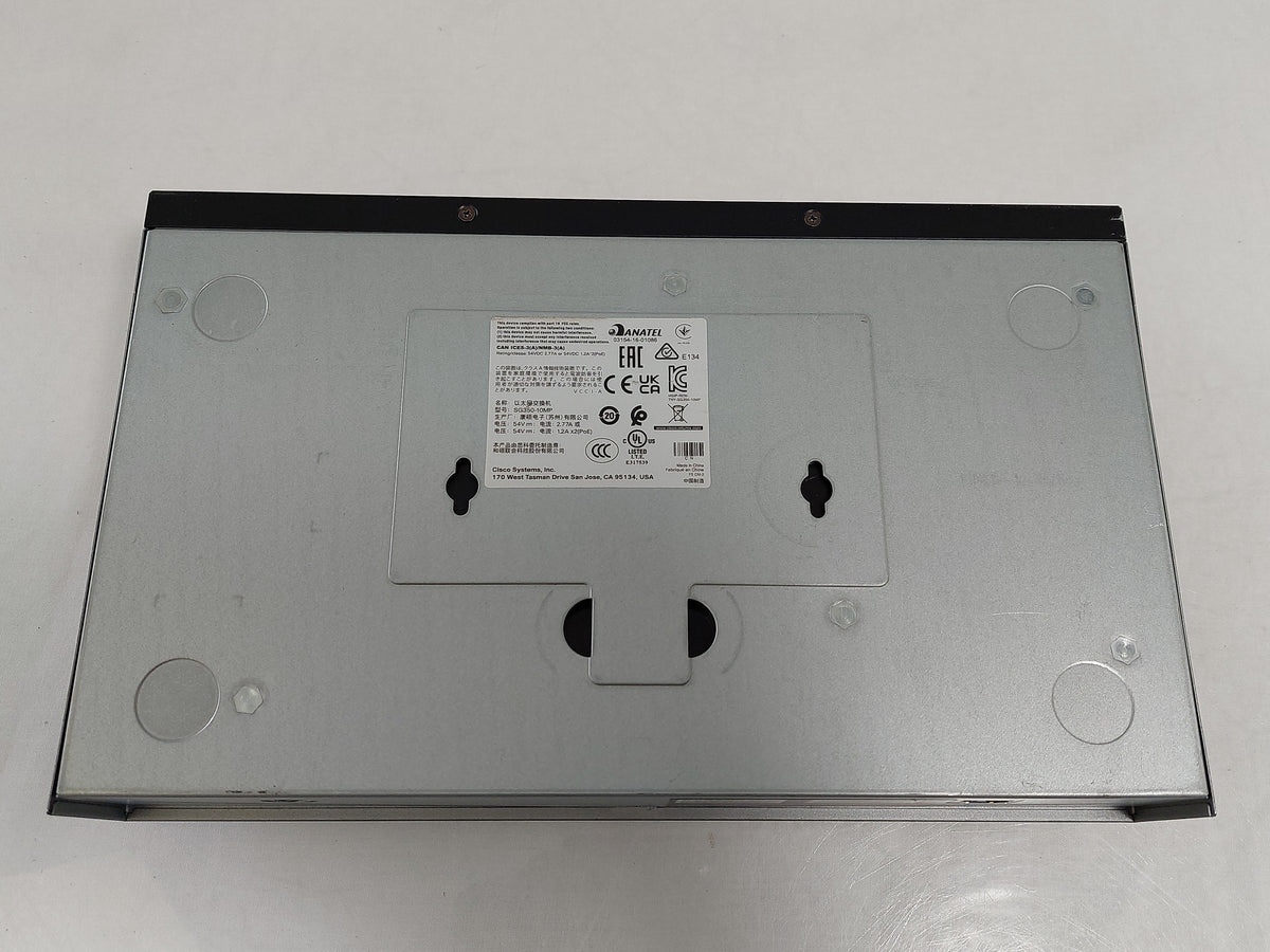 Cisco SG350-10MP 10-Port Gigabit PoE+ Managed Switch 124W SFP