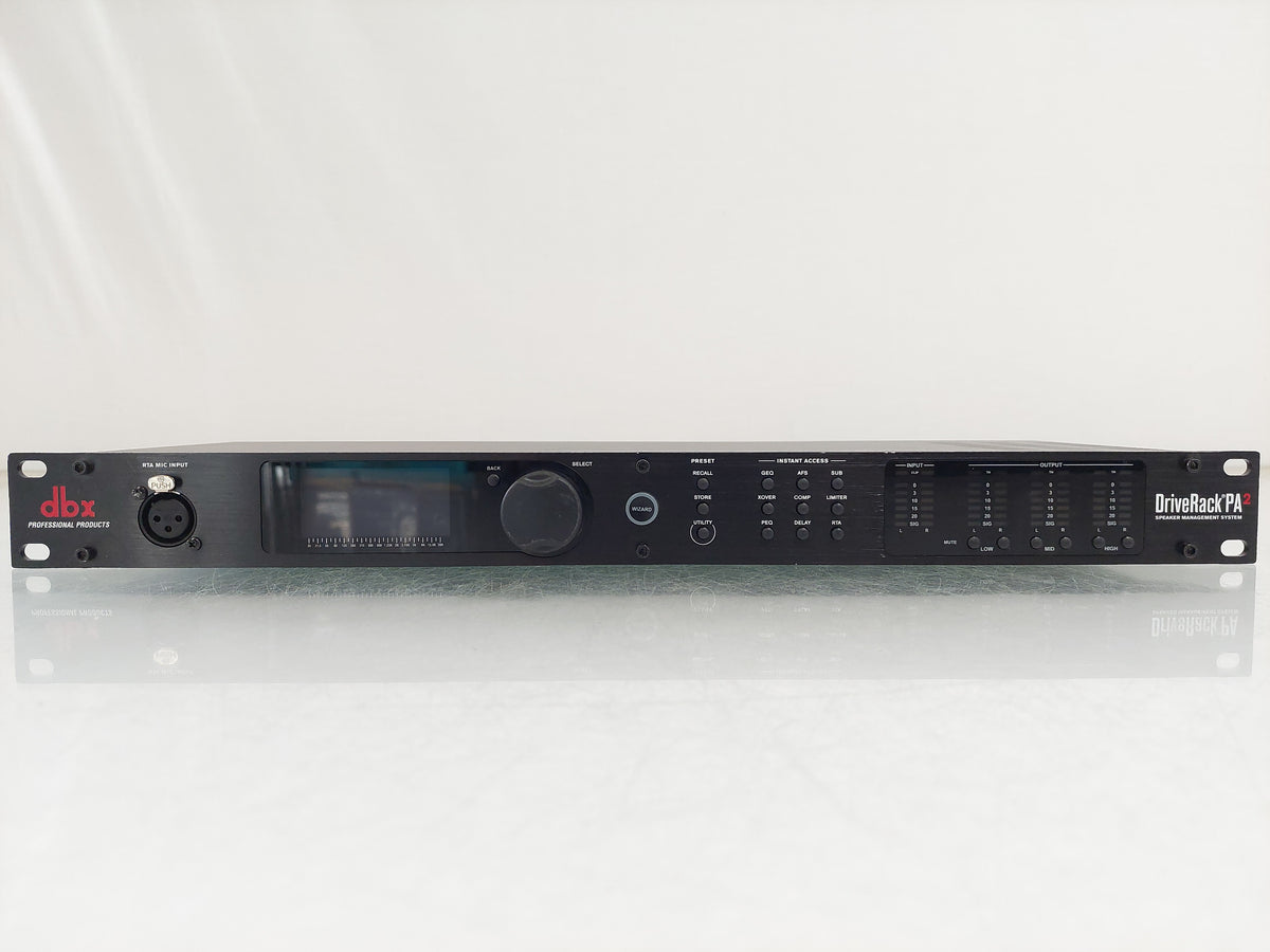 dbx DriveRack PA2-V-EU 2x6 Speaker Management DSP Processor 1U Rack