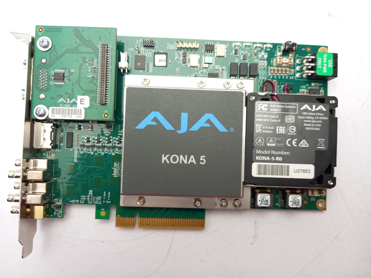 AJA KONA 5 8K 12G-SDI PCIe Video I/O Card 4× Bidirectional SDI HDMI KONA-5-RO