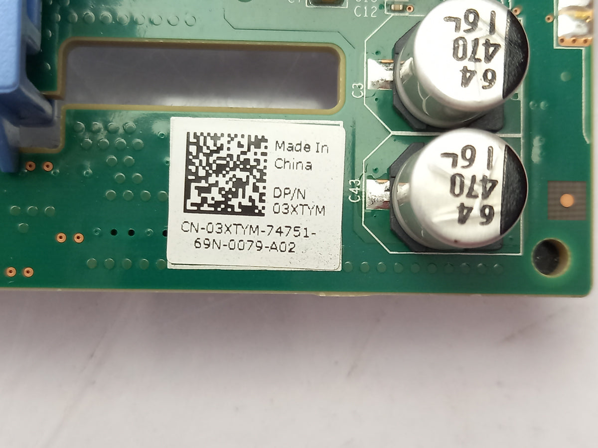 Dell PowerEdge R630 1x 10 Bay 2.5" SATA SAS HDD Hard Drive Backplane 03XTYM