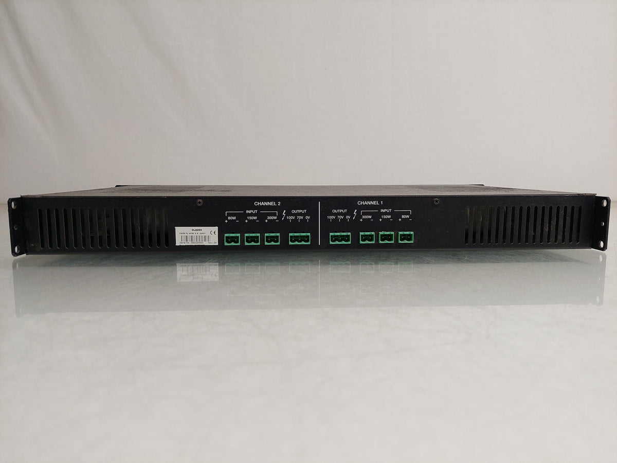 Ecler DLA600 2-Channel 70V 100V Line Transformer Adaptor 1U Rackmount