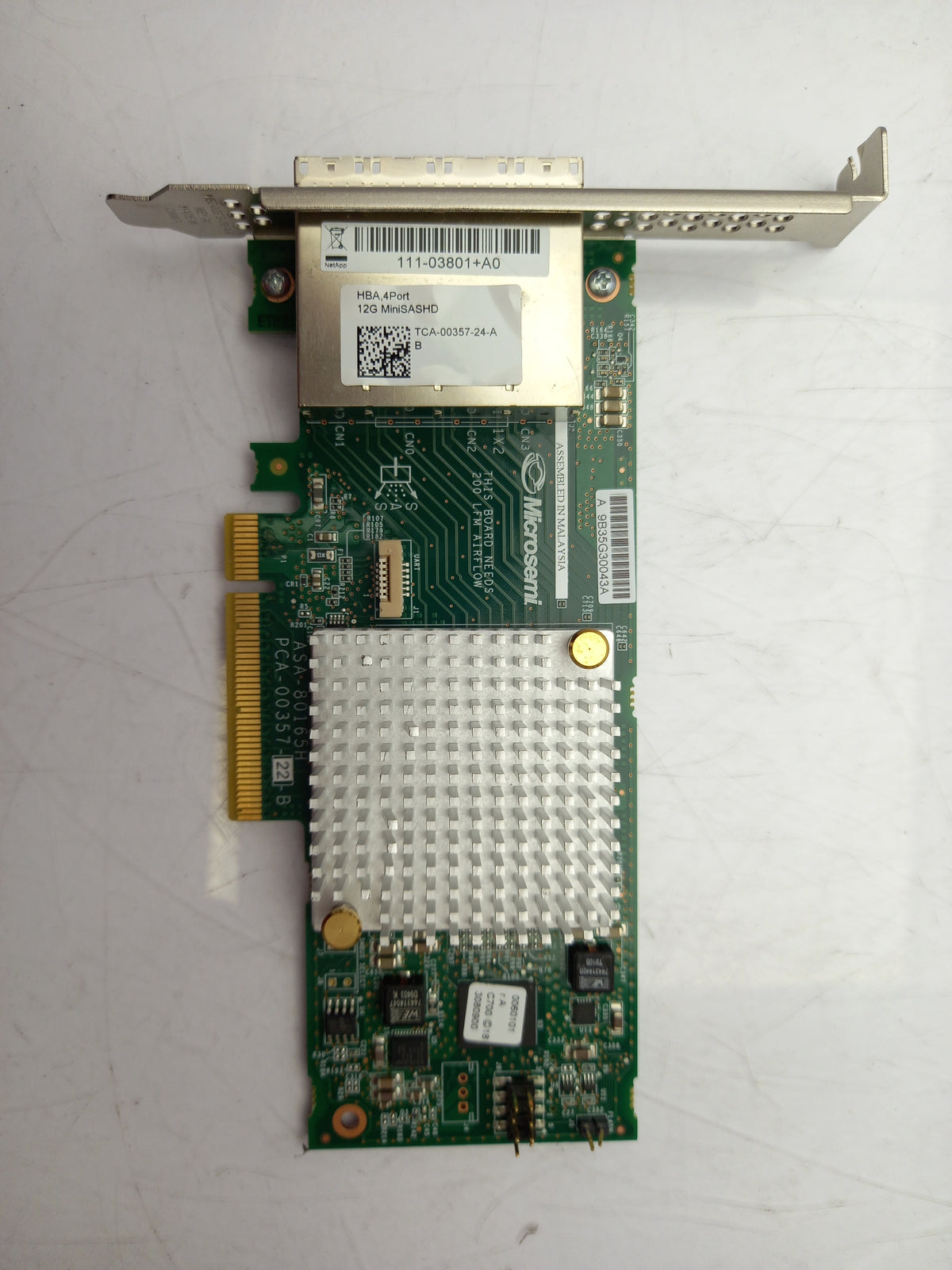 NetApp HBA Controller 4x MiniSAS 12Gb PCIe x8 TCA-00357-24-A