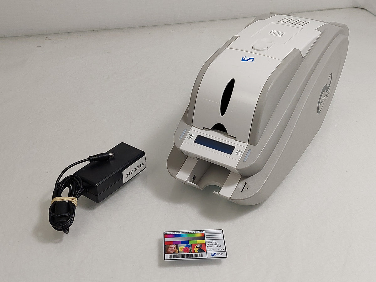 IDP SMART-50D Dual-Sided 300dpi Colour ID Card Printer USB PSU Ribbon