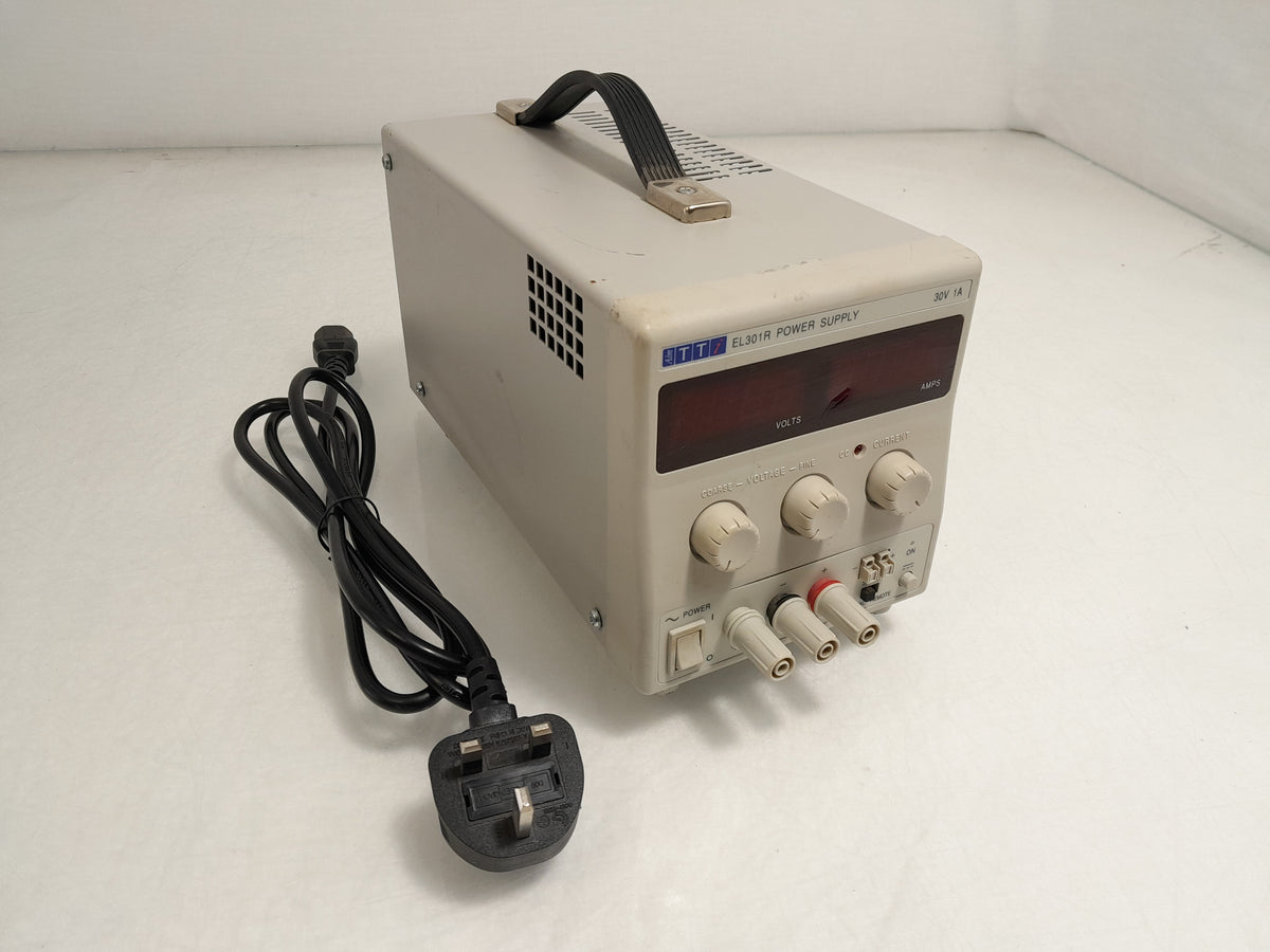 Aim-TTi EL301R 30V 1A 30W Linear DC Bench Power Supply Display Cover Crack