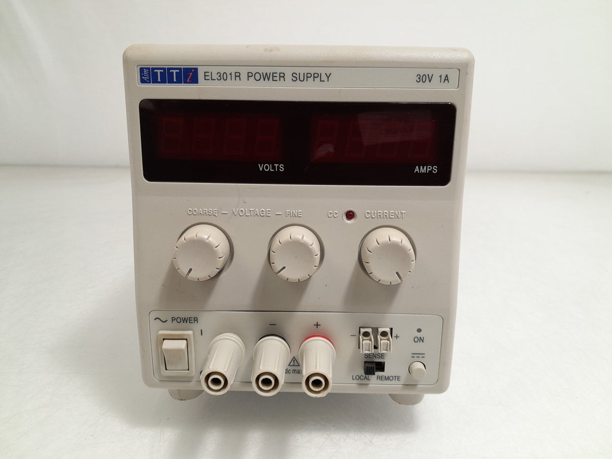 Aim-TTi EL301R 30V 1A 30W Linear DC Bench Power Supply Display Cover Crack