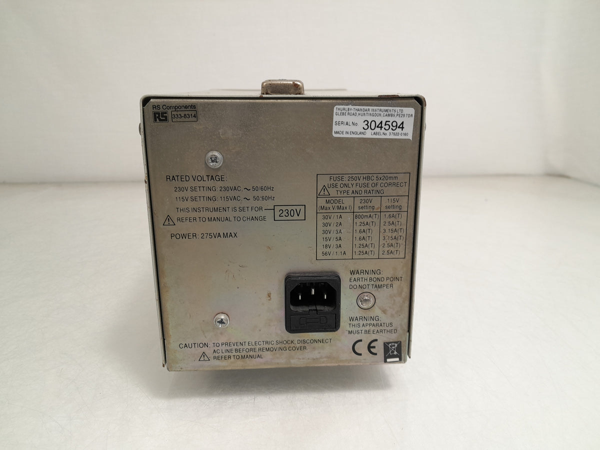 Aim-TTi EL301 Single Output Linear DC Bench Power Supply, 30V / 1A, 30W