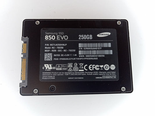 Samsung 850 EVO MZ-75E250 250GB 2.5" Solid State Drive SATA