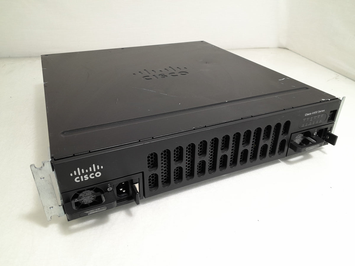 Cisco ISR4451-X/K9 V04 Router 2x NIM-4MFT-T1/E1 Voice WAN Modules