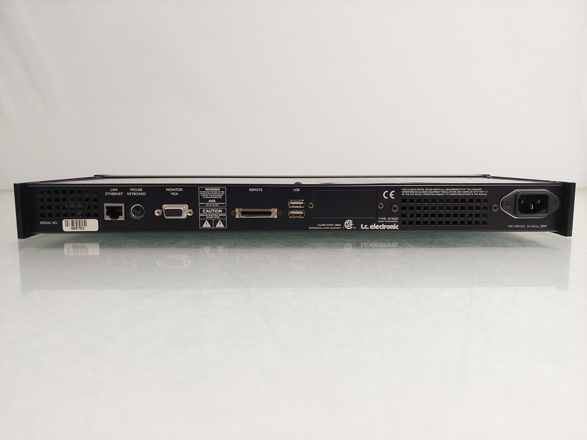 TC Electronic Remote CPU 6000 System 6000 1U Rack Controller Ethernet USB