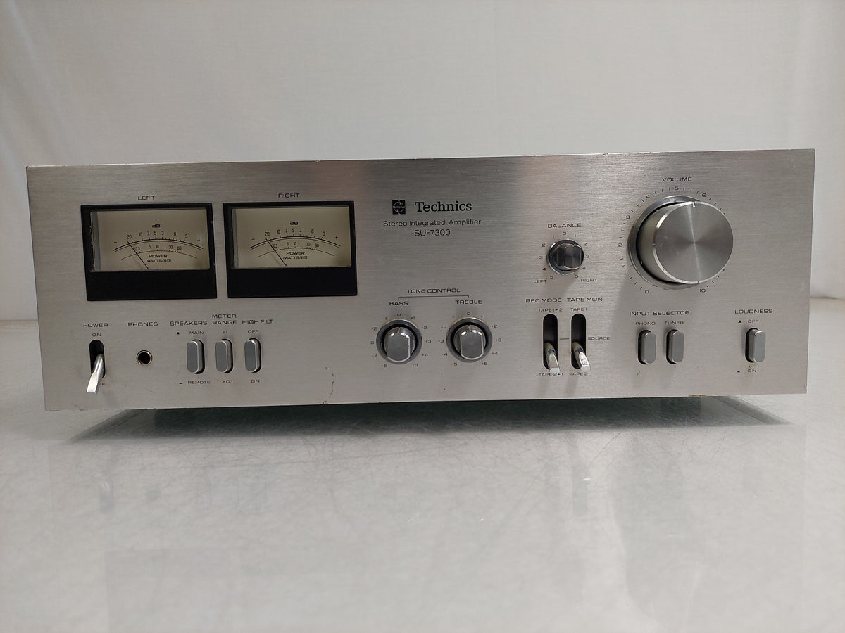 Technics SU-7300 Vintage Stereo Integrated Amplifier 41Wpc VU Meters Phono