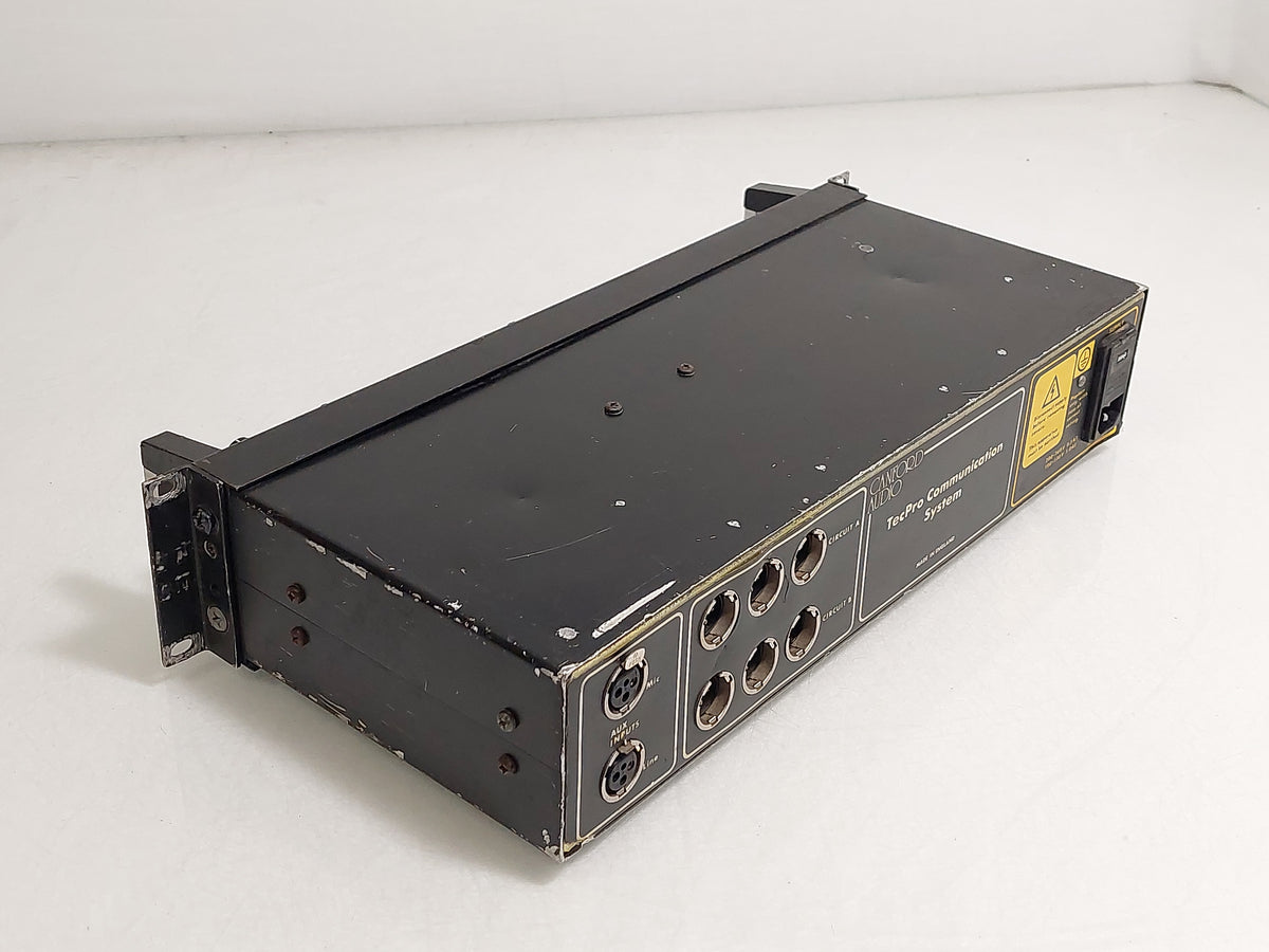 Canford Audio Tecpro MS721 2-Circuit Wired Intercom Master Station Rackmount