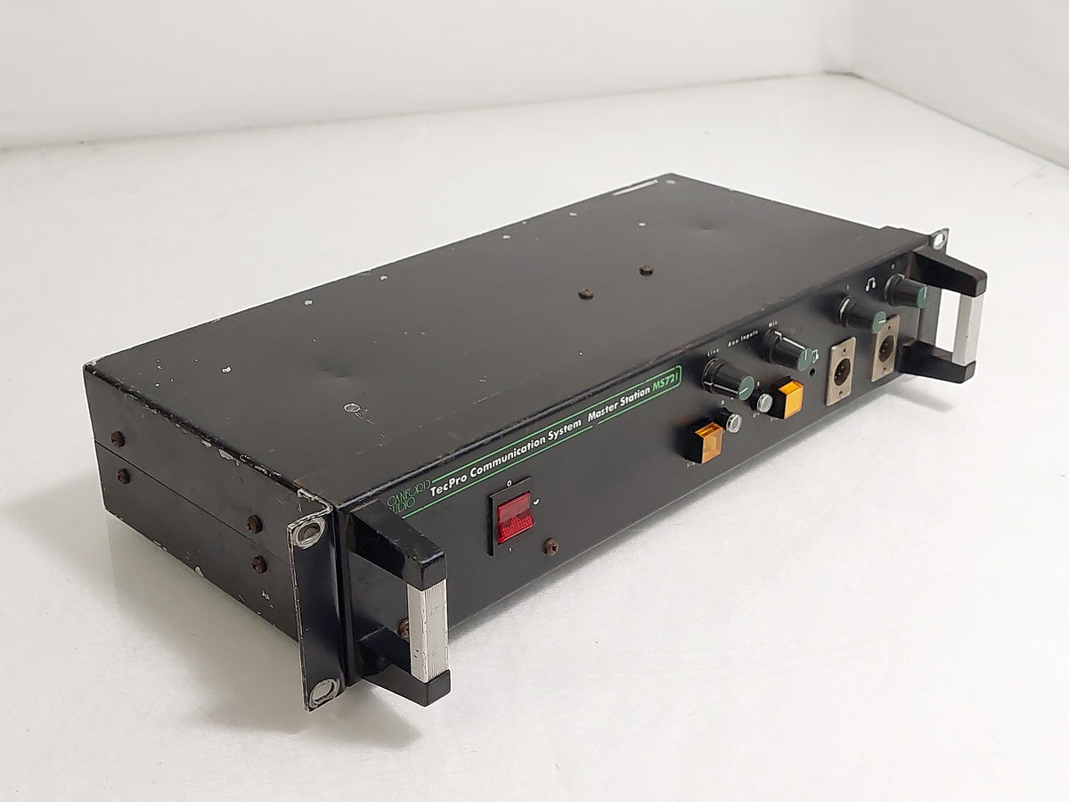 Canford Audio Tecpro MS721 2-Circuit Wired Intercom Master Station Rackmount