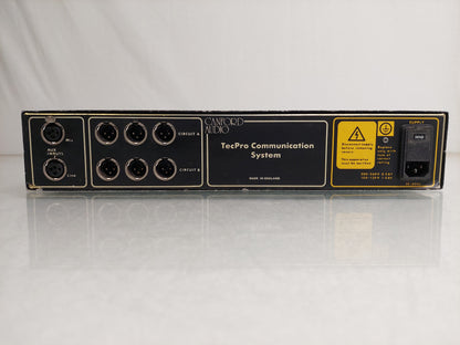 Canford Audio Tecpro MS721 2-Circuit Wired Intercom Master Station Rackmount