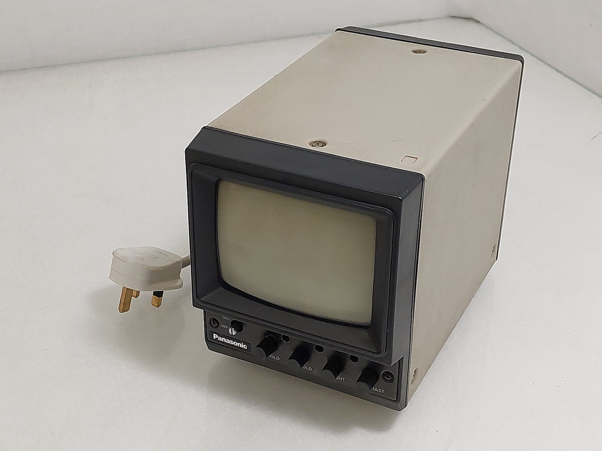 Panasonic WV-5200B/B 5in B&W CRT CCTV Video Monitor BNC 600TVL Faulty Burn-In