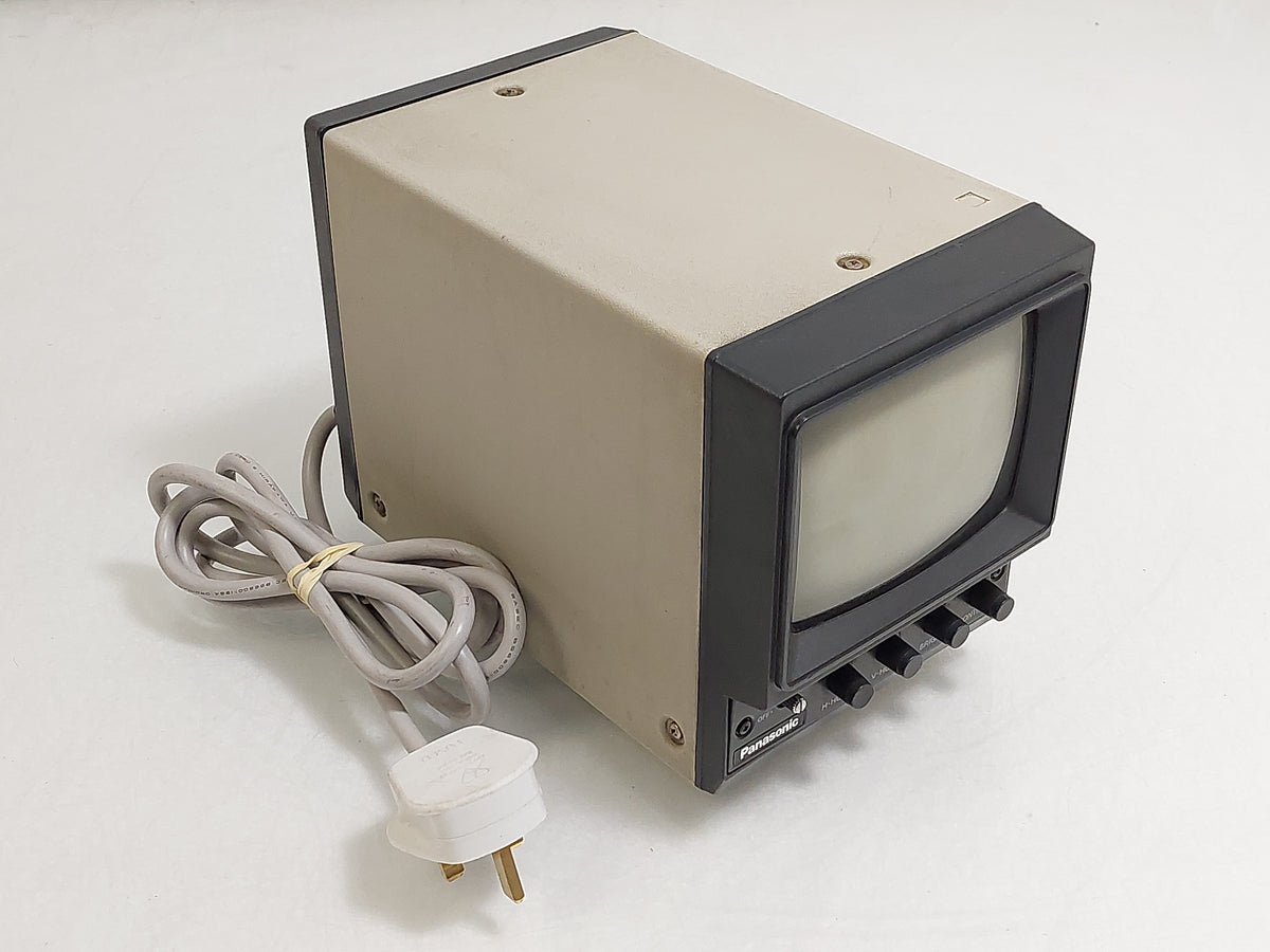 Panasonic WV-5200B/B 5in B&W CRT CCTV Video Monitor BNC 600TVL Faulty Burn-In