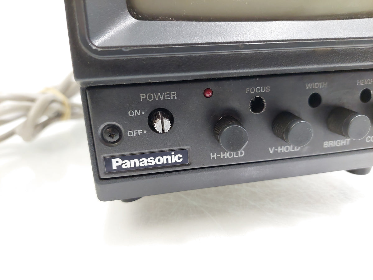 Panasonic WV-5200B/B 5in B&W CRT CCTV Video Monitor BNC 600TVL Faulty Burn-In