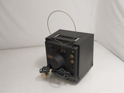 Sony TV-110UK 11in 1971 Vintage Portable B&W CRT TV UHF 12V Tested Aerial