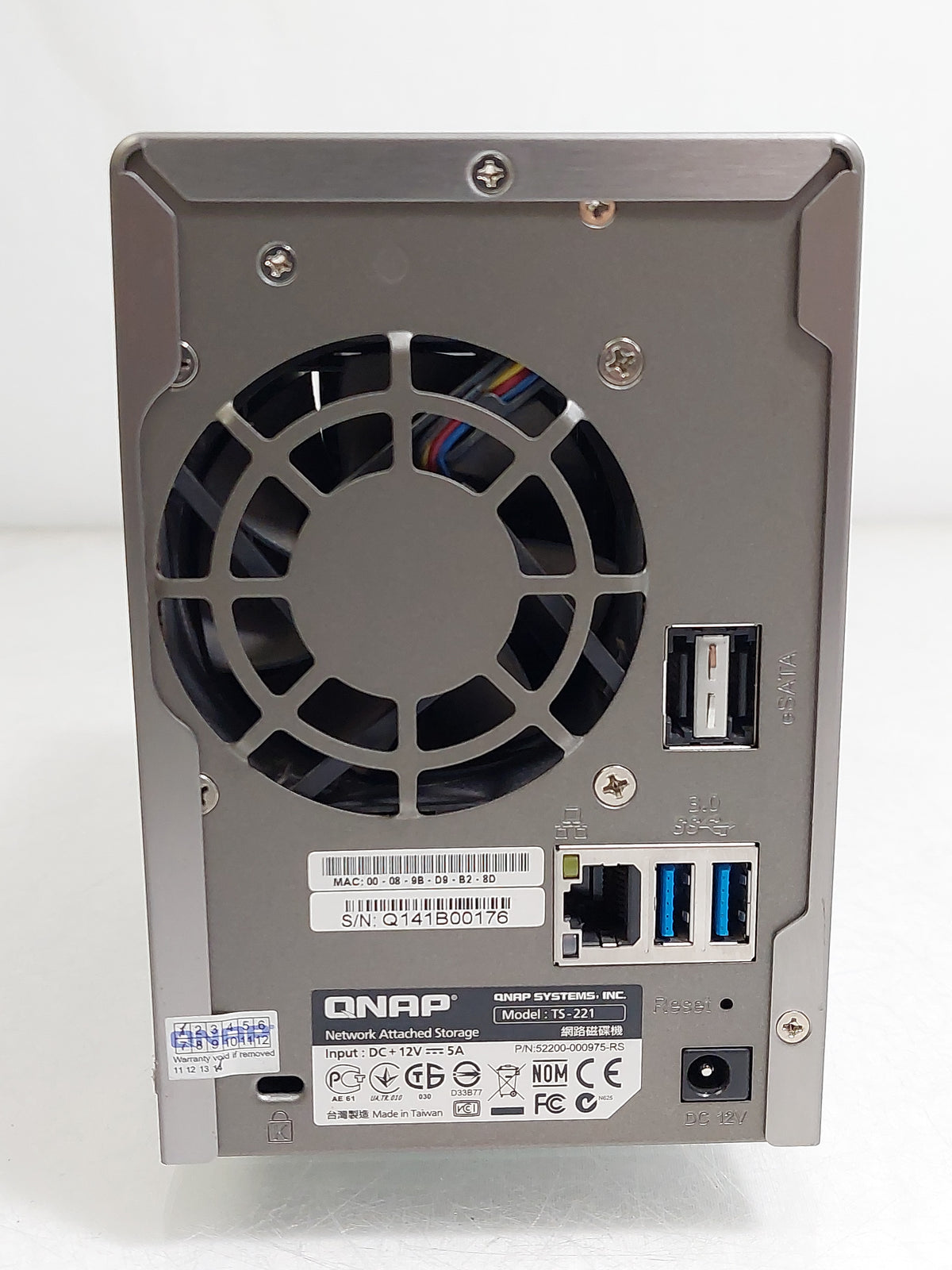 QNAP TS-221 2-Bay NAS 2.0GHz 1GB DDR3 Gigabit Ethernet USB 3.0 No HDDs