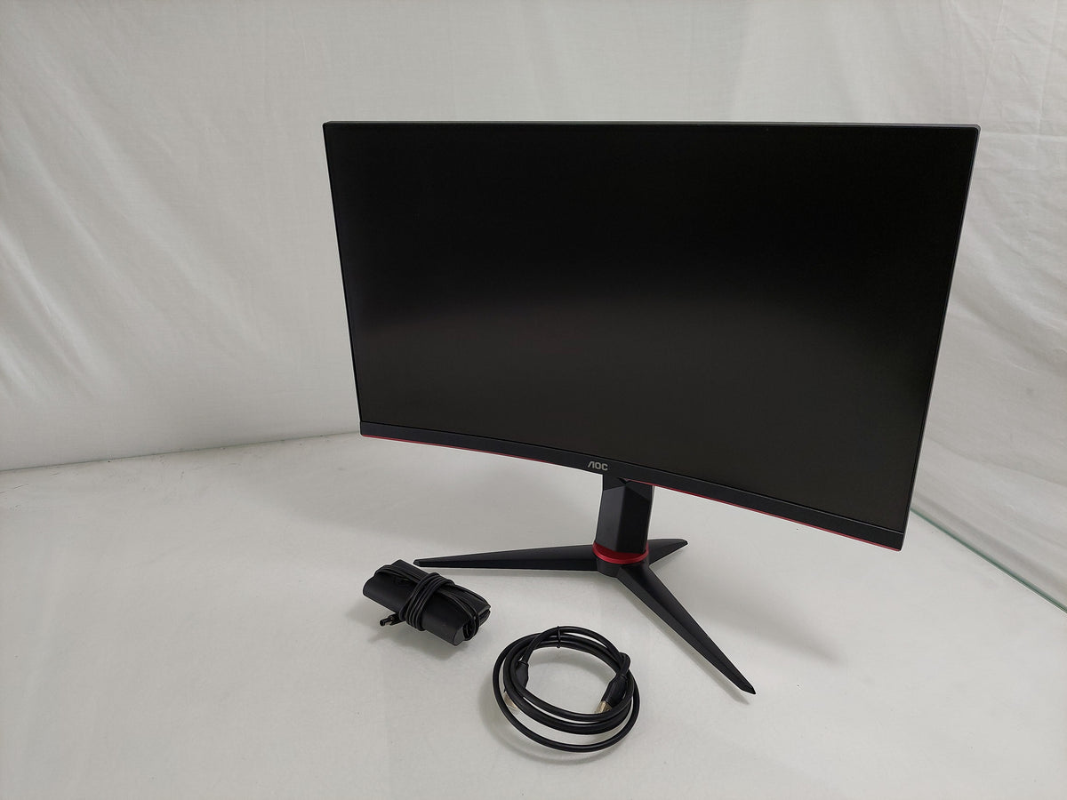 AOC C27G2ZU/BK 27in FHD 240Hz 0.5ms Curved Gaming Monitor HDMI DP Stand PSU