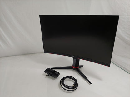 AOC C27G2ZU/BK 27in FHD 240Hz 0.5ms Curved Gaming Monitor HDMI DP Stand PSU