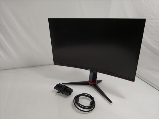 AOC C27G2ZU/BK 27in FHD 240Hz 0.5ms Curved Gaming Monitor HDMI DP Stand PSU