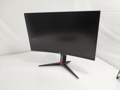 AOC C27G2ZU/BK 27in FHD 240Hz 0.5ms Curved Gaming Monitor HDMI DP Stand PSU