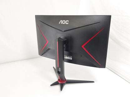 AOC C27G2ZU/BK 27in FHD 240Hz 0.5ms Curved Gaming Monitor HDMI DP Stand PSU