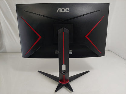 AOC C27G2ZU/BK 27in FHD 240Hz 0.5ms Curved Gaming Monitor HDMI DP Stand PSU
