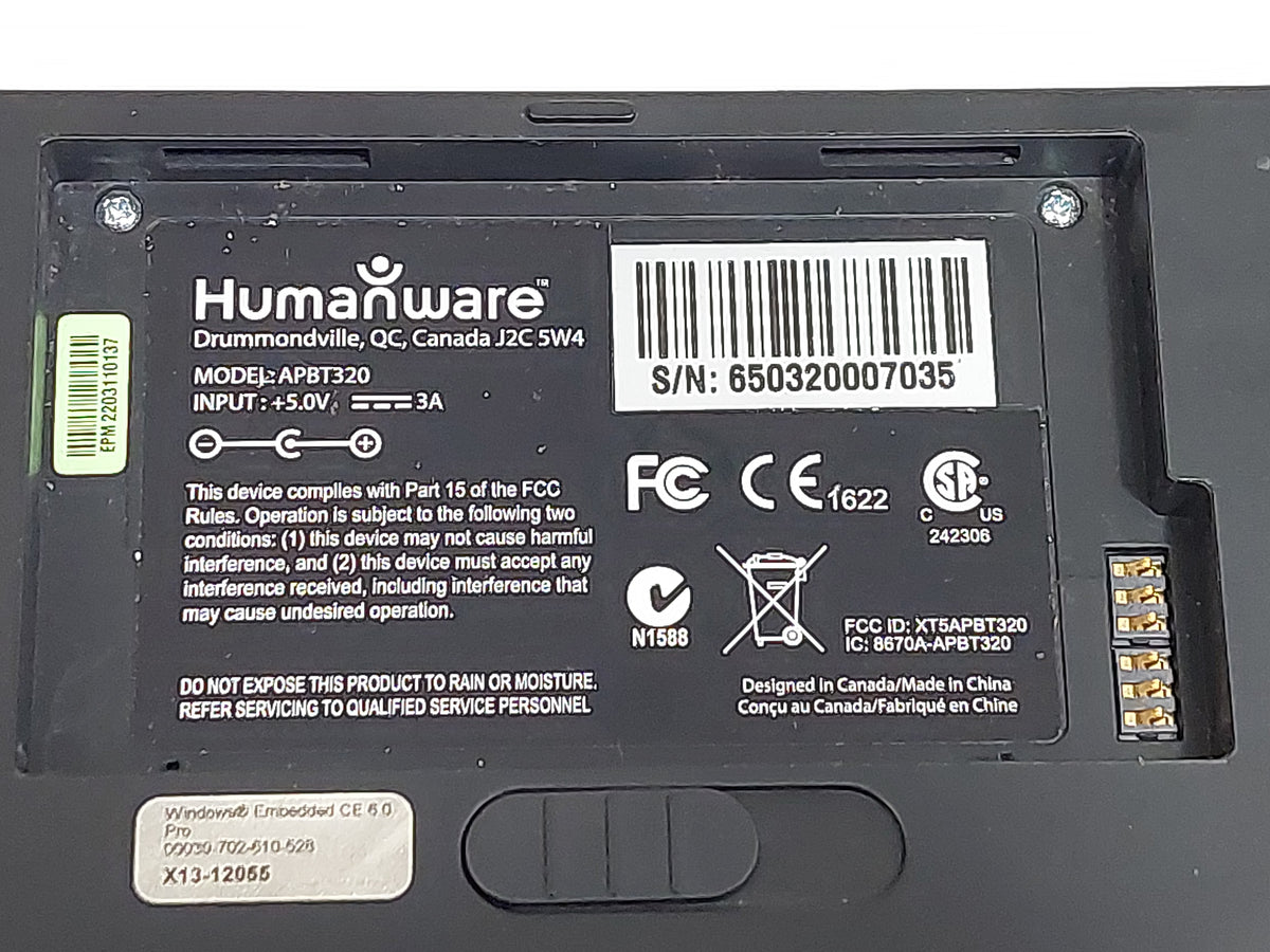 HumanWare BrailleNote Apex BT32 APBT320 32-Cell Braille Notetaker