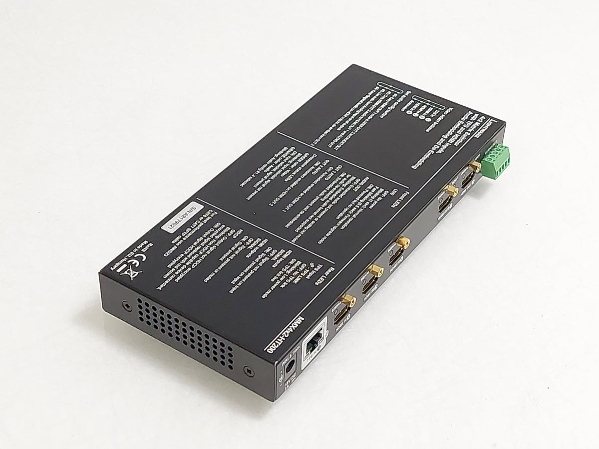 Lightware MMX4x2-HT200 4x2 4K HDMI HDBaseT Matrix Switcher PSU Power Tested