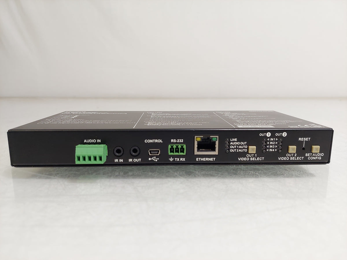 Lightware MMX4x2-HT200 4x2 4K HDMI HDBaseT Matrix Switcher PSU Power Tested