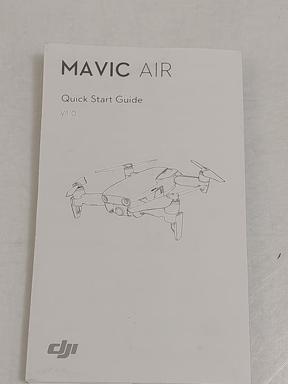 DJI Mavic Air 4K Drone Bundle Controller Charger Cracked Casing Sensor Fault